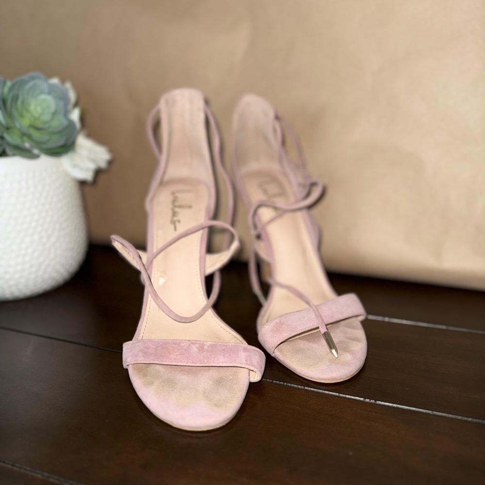 Strappy Heels with a tie closure